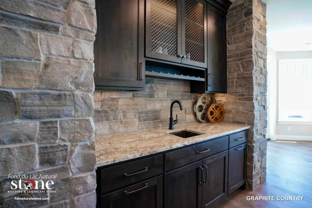 Fond du Lac Natural Stone: Graphite Country