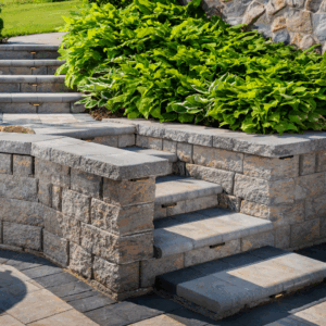 Belgard Highland Stone Retaining Block and Cap